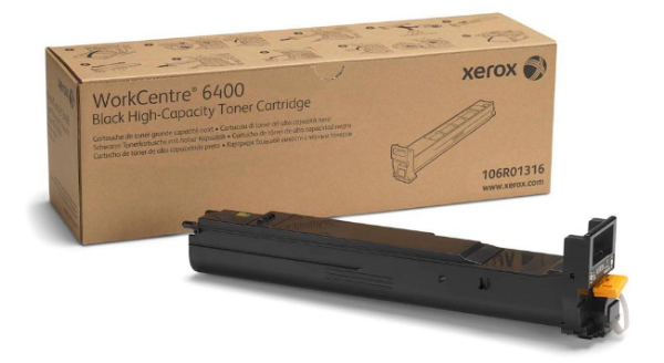 Xerox WorkCentre 6400 Black High-Capacity Toner Cartridge - 106R01316