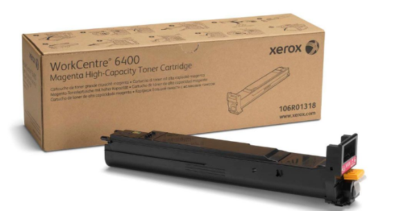 Xerox WorkCentre 6400 Magenta High-Capacity Toner Cartridge - 106R01318