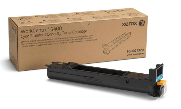 Xerox WorkCentre 6400 Cyan Standard Capacity Toner Cartridge - 106R01320