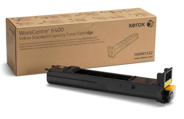 Xerox WorkCentre 6400 Yellow Standard Capacity Toner Cartridge - 106R01322