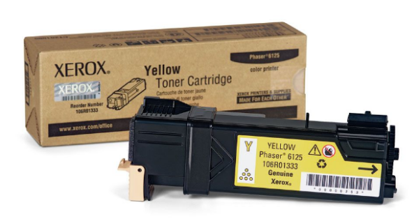 Xerox Yellow Toner Cartridge for Phaser 6125 - 106R01333