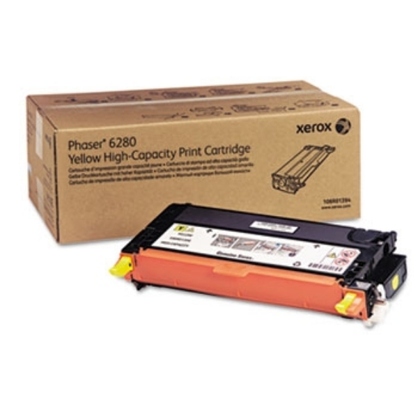Xerox Phaser 6280 Yellow High-Capacity Toner Cartridge - 106R01394