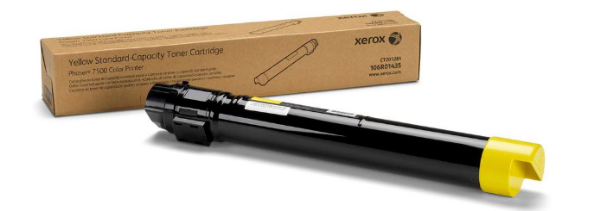 Xerox Phaser 7500 Yellow Standard Capacity Toner Cartridge - 106R01435