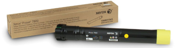 Xerox Yellow Standard Capacity Toner Cartridge for Phaser 7800 - 106R01565