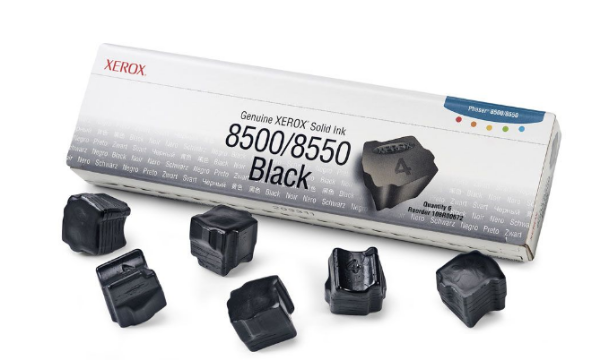 Xerox Phaser 8500/8550 Black Solid Ink Pack (6 Sticks) *NON-RETURNABLE - 108R00672
