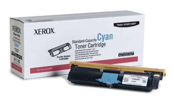 Xerox Phaser 6120/6115MFP Standard Capacity Cyan Toner Cartridge *NON-RETURNABLE - 113R00689