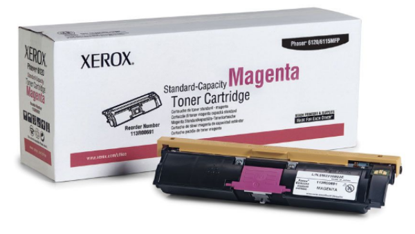 Xerox Phaser 6120/6115MFP Standard Capacity Magenta Toner Cartridge *NON-RETURNABLE - 113R00691