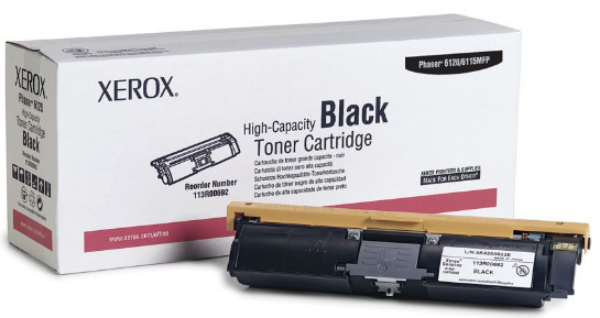 Xerox Phaser 6120/6115MFP High-Capacity Black Toner Cartridge *NON-RETURNABLE - 113R00692