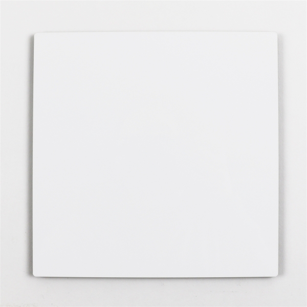 ChromaLuxe Gloss White Hardboard Square Wall Tiles w/Mount 8" x 8" (0.25" thick) - 12 per Case