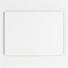 ChromaLuxe Gloss White Hardboard Rectangle Wall Tiles w/Mount 6" x 8" (0.25" thick) - 12 per Case