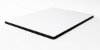 ChromaLuxe Gloss White Hardboard Rectangle Wall Tiles w/Mount 6" x 8" (0.25" thick) - 12 per Case