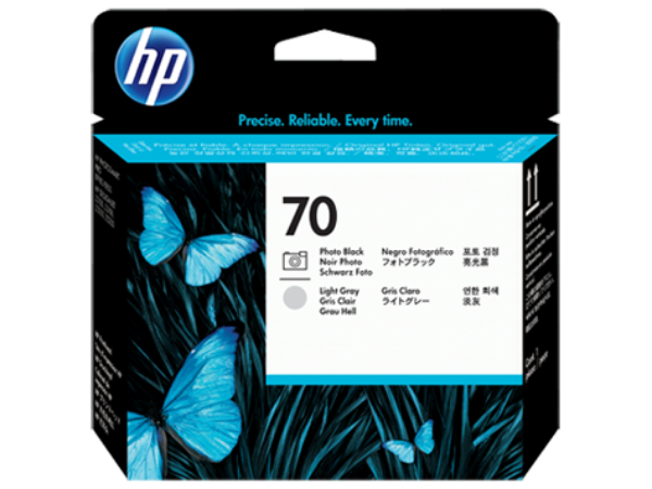 HP 70 Photo Black and Light Gray DesignJet Printhead for DesignJet Z2100, Z3100, Z3200, Z5200, Z5400 - C9407A