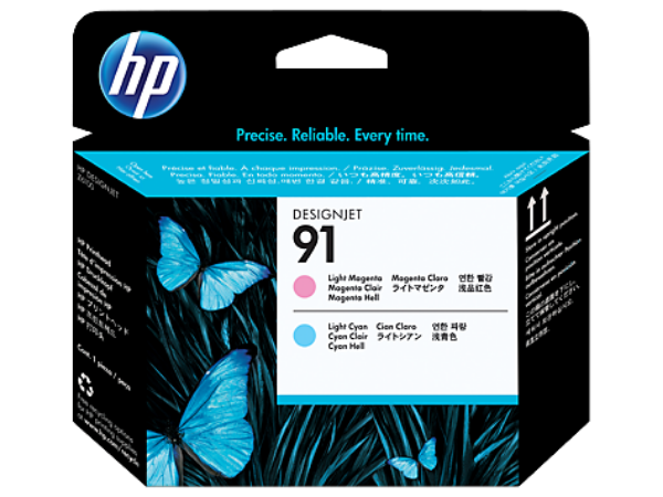 HP 91 Light Magenta & Light Cyan Printhead for DesignJet Z6100 - C9462A