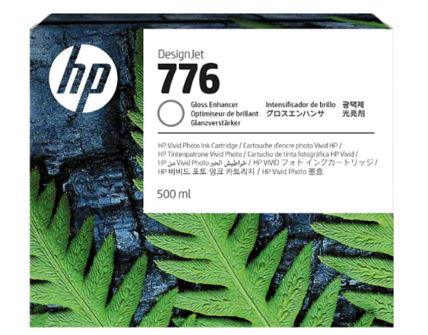 HP 776 500-ml Gloss Enhancer DesignJet Ink Cartridge for DesignJet Z9+ Pro