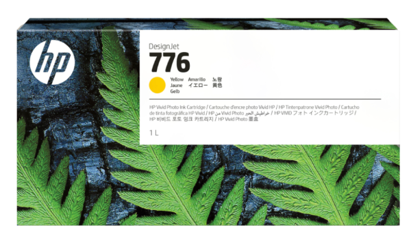 HP 776 1-liter Yellow DesignJet Ink Cartridge for DesignJet Z9+ Pro