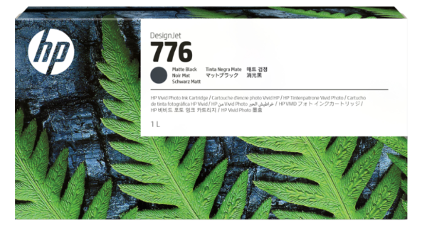 HP 776 1-liter Matte Black DesignJet Ink Cartridge for DesignJet Z9+ Pro