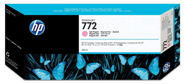 HP 772 300-ml Light Magenta DesignJet Ink Cartridge for HP DesignJet Z5200 - CN631A