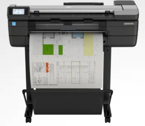HP DesignJet T830 24" Large-Format Multifunction Wireless Plotter Printer with Mobile Printing