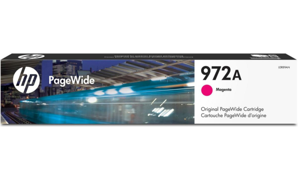 HP 972A Magenta Original PageWide Ink Cartridge for HP PageWide Pro Multifunction 477dw , 477d2, 552dw, 452dw, 452dn, 577z, 577dw