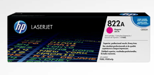 HP 822A Magenta Original LaserJet Toner Cartridge - C8553A