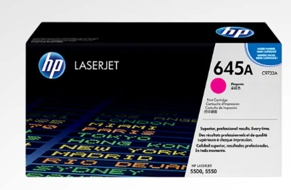 HP 645A Magenta LaserJet Toner Cartridge - C9733A