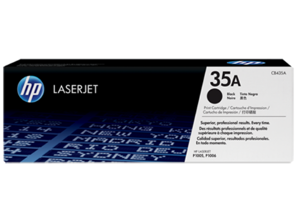 HP 35A Black LaserJet Toner Cartridge for P1005/P1006 - CB435A