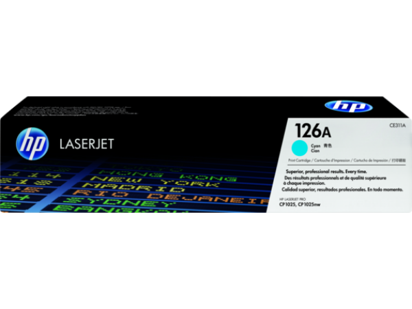 HP 126A Cyan Toner Cartridge - CE311A