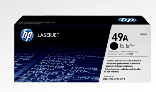 HP 49A Black Original LaserJet Toner Cartridge - Q5949A