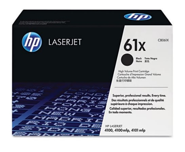 HP 61X High Yield Black Original LaserJet Toner Cartridge - C8061X