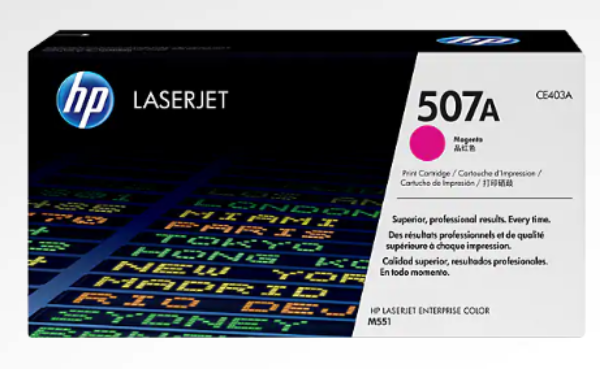 HP 507A Magenta LaserJet Toner Cartridge - CE403A