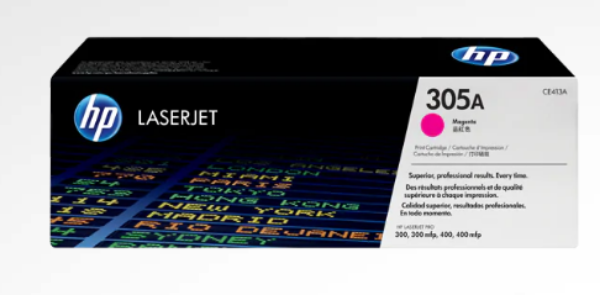 HP 305A Magenta Original LaserJet Toner Cartridge - CE413A