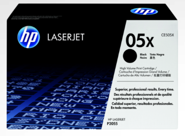 HP 05X Black High-Capacity Toner Cartridge - CE505X