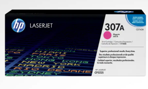 HP 307A Magenta LaserJet Toner Cartridge - CE743A