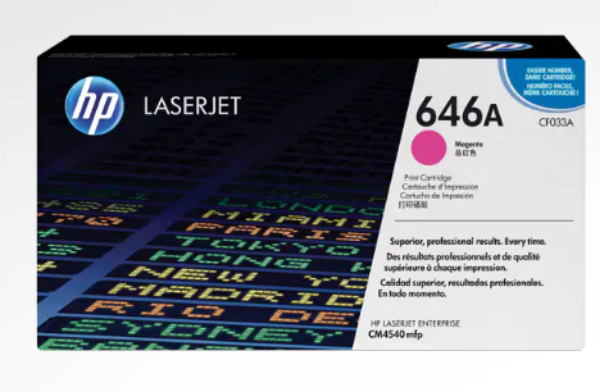 HP 646A Magenta LaserJet Toner Cartridge - CF033A