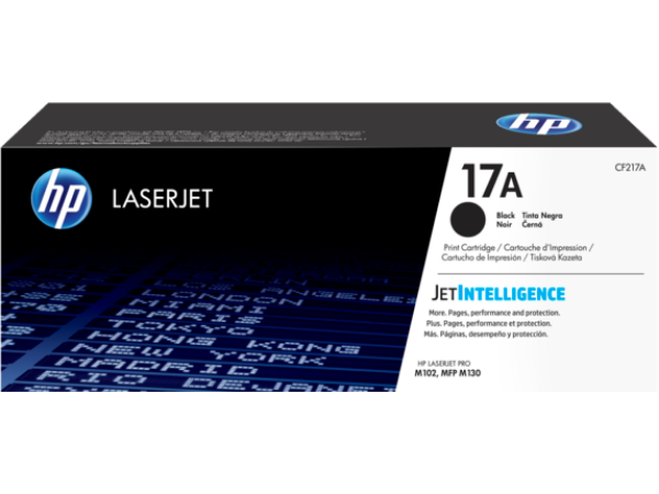 HP 17A Black Original LaserJet Toner Cartridge - CF217A