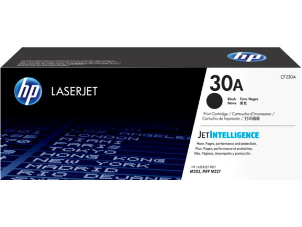 HP 30A Black Original LaserJet Toner Cartridge - CF230A