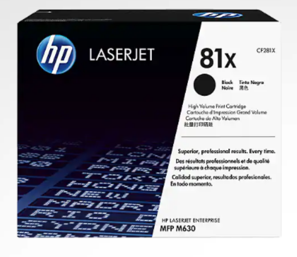 HP 81X High Yield Black Original LaserJet Toner Cartridge - CF281X