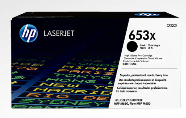 HP 653X High Yield Black Original LaserJet Toner Cartridge - CF320X