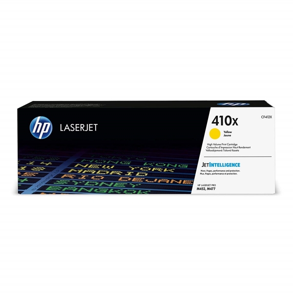 HP 410X High-Yield Yellow Original LaserJet Toner Cartridge - CF412X