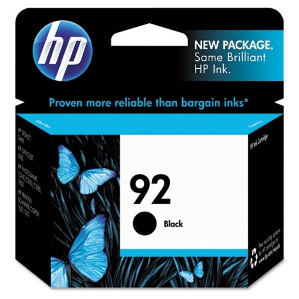 HP 92 Black Original Ink Cartridge - C9362WN