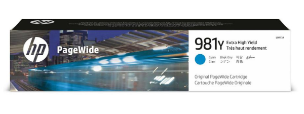 HP 981Y Extra High Yield Cyan Original PageWide Ink Cartridge