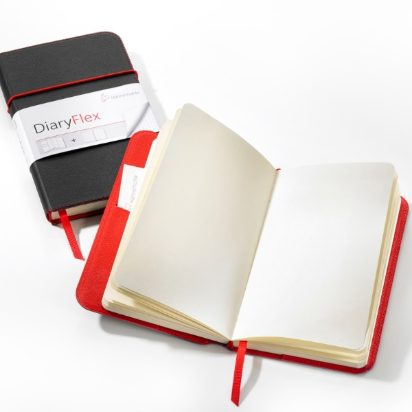 Hahnemühle DiaryFlex Notebook - Plain 100gsm 7.5"x4.5" 80 Sheets / 160 Pages