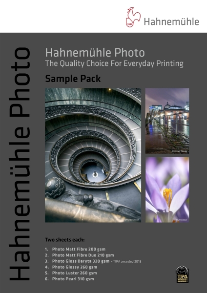 Hahnemühle Photo Sample Pack 8.5"x11" 12 Sheets