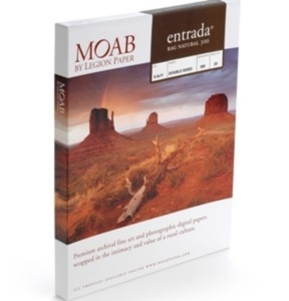 MOAB PAPER Moab Entrada Natural 300gsm 8.3"x11.7" 25 Sheets