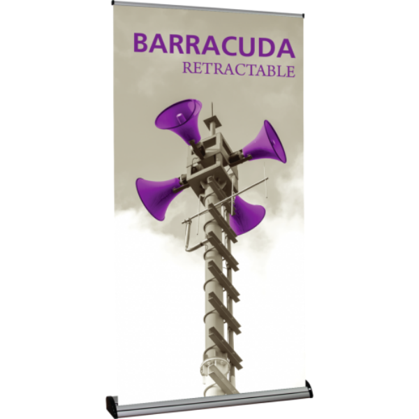 Orbus Barracuda 1200 47.25" Retractable Banner Stand (Silver)