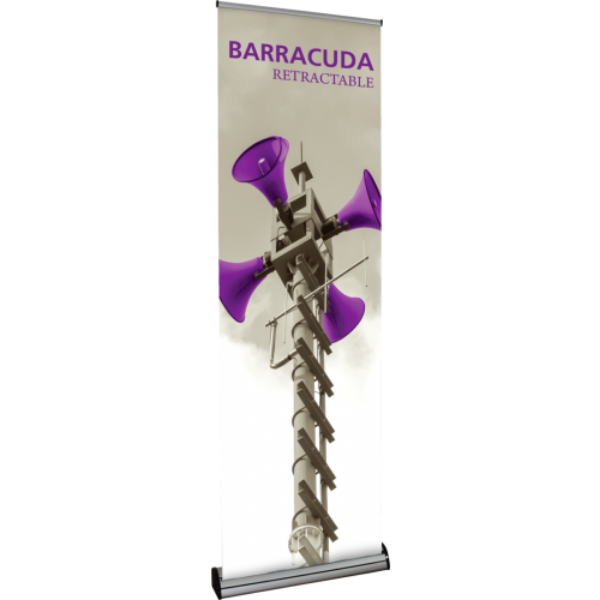 Orbus Barracuda 600 23.5" Retractable Banner Stand (Silver)