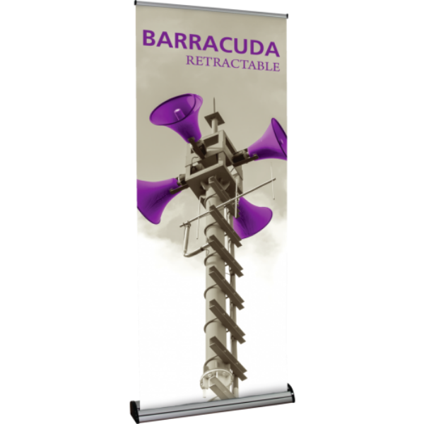 Orbus Barracuda 850 33.5" Retractable Banner Stand (Silver)