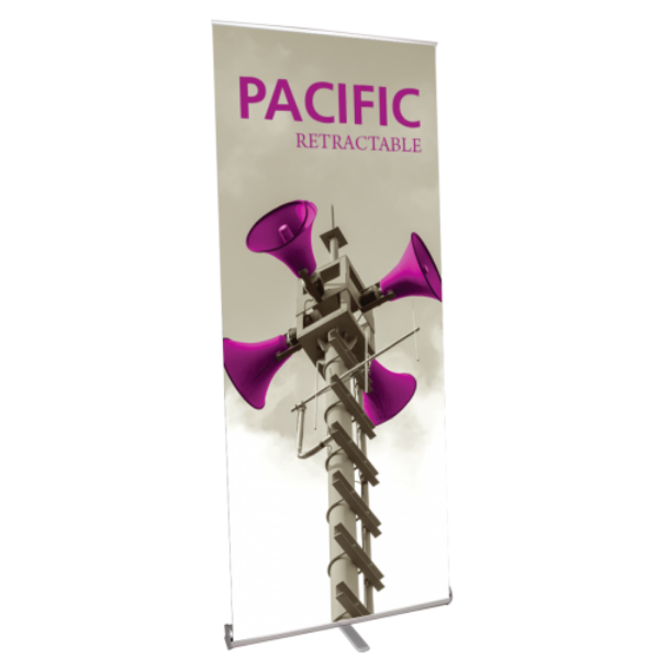 Orbus Pacific 920 Retractable Banner Stand 35.5"x83.75" (Silver)