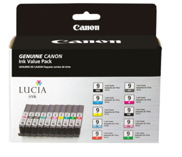 Canon PGI-9 Ink Value Pack (10 Ink Tanks) for PIXMA PRO9500 Mark II - 1033B005