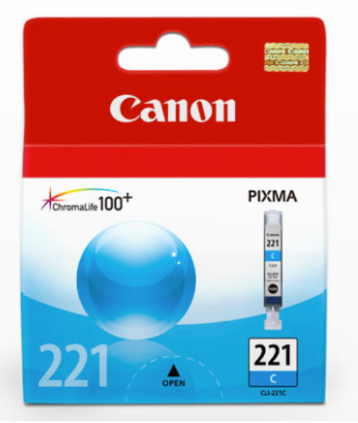 Canon CLI-221 Cyan Ink Tank